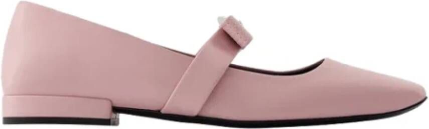 Versace Leather flats Pink Dames