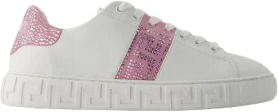 Versace Leather sneakers White Dames