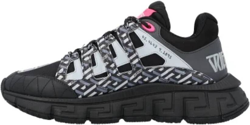 Versace Polyester sneakers Black Heren