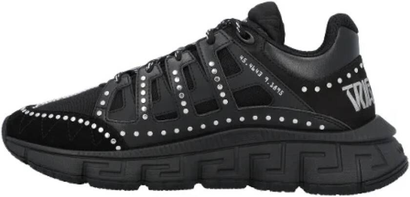 Versace Polyester sneakers Black Heren