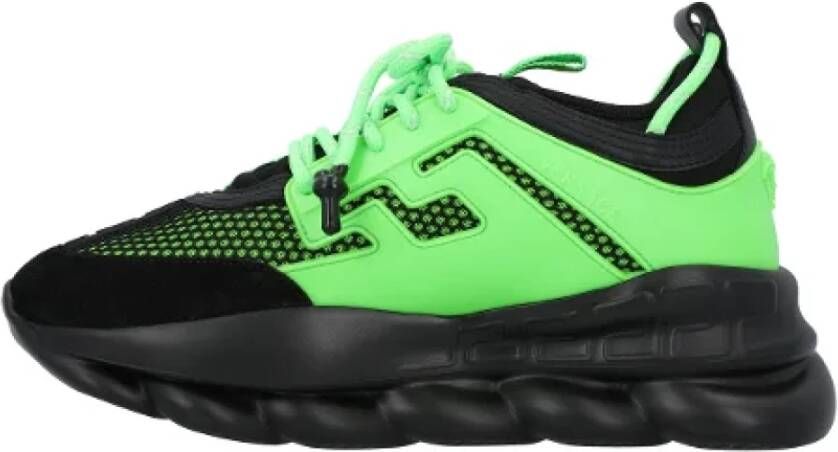 Versace Polyester sneakers Green Heren