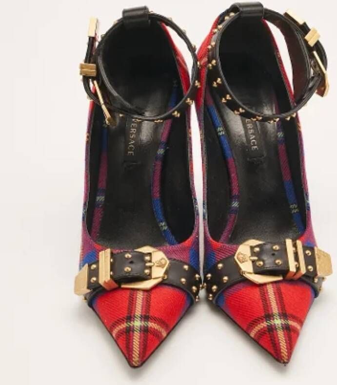 Versace Pre-owned Canvas heels Multicolor Dames