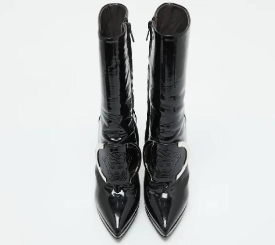 Versace Pre-owned Fabric boots Black Dames