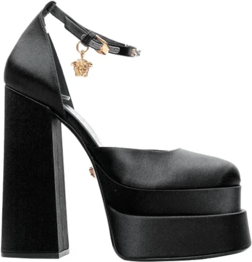 Versace Pre-owned Fabric heels Black Dames