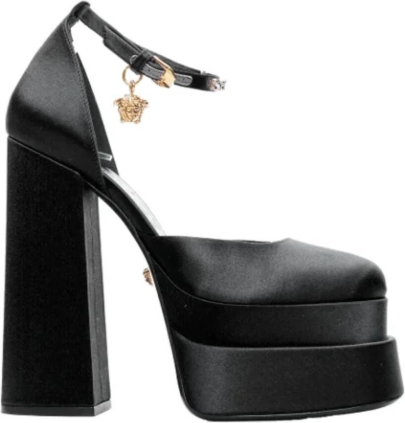 Versace Pre-owned Fabric heels Black Dames