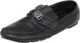 Versace Pre-owned Leather flats Black Dames - Thumbnail 1