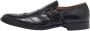 Versace Pre-owned Leather flats Black Heren - Thumbnail 1