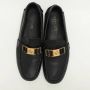 Versace Pre-owned Leather flats Black Heren - Thumbnail 1