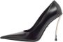 Versace Pre-owned Leather heels Black Dames - Thumbnail 1