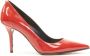 Versace Pre-owned Leather heels Red Dames - Thumbnail 1