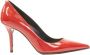 Versace Pre-owned Leather heels Red Dames - Thumbnail 1