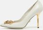 Versace Pre-owned Leather heels White Dames - Thumbnail 1