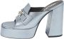 Versace Pre-owned Leather sandals Gray Dames - Thumbnail 1