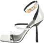 Versace Pre-owned Leather sandals Gray Dames - Thumbnail 1