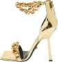 Versace Pre-owned Leather sandals Yellow Dames - Thumbnail 1