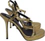 Versace Pre-owned Leather sandals Yellow Dames - Thumbnail 1