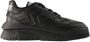 Versace Pre-owned Leather sneakers Black Dames - Thumbnail 1