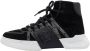 Versace Pre-owned Leather sneakers Black Heren - Thumbnail 1