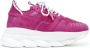 Versace Pre-owned Leather sneakers Pink Dames - Thumbnail 1