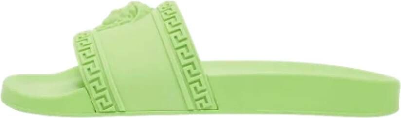 Versace Pre-owned Rubber sandals Green Heren