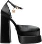 Versace Pre-owned Satin heels Black Dames - Thumbnail 1