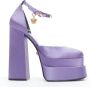 Versace Pre-owned Satin heels Purple Dames - Thumbnail 1