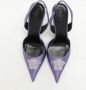 Versace Pre-owned Satin heels Purple Dames - Thumbnail 1