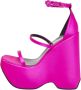 Versace Pre-owned Satin sandals Pink Dames - Thumbnail 1