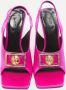 Versace Pre-owned Satin sandals Pink Dames - Thumbnail 1