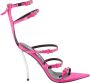 Versace Pumps van leer met enkelbandjes Pink Dames - Thumbnail 7