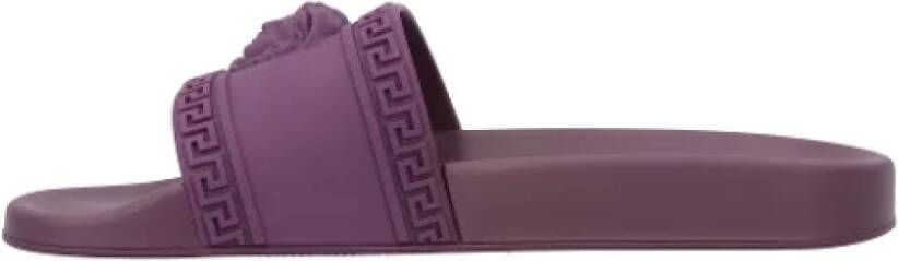 Versace Rubber sandals Purple Heren