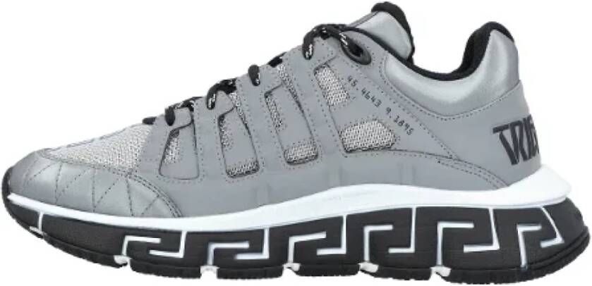 Versace Rubber sneakers Gray Heren