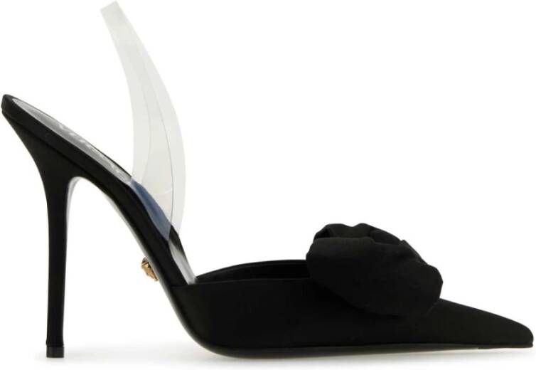 Versace Satin Alia Pumps Black Dames