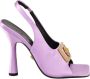 Versace Satin Schoenen Collectie Purple Dames - Thumbnail 3