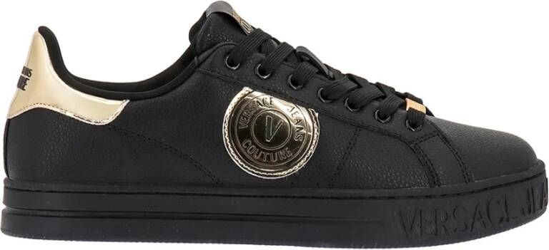 Versace Jeans Couture Heren Sneakers: Stijlvol en Duurzaam Black Heren