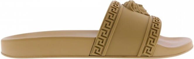 Versace Sliders Beige Heren