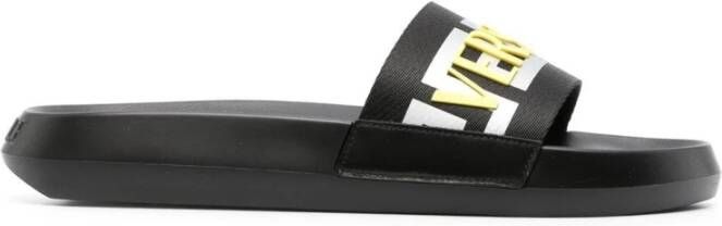 Versace Sliders Zwart Heren