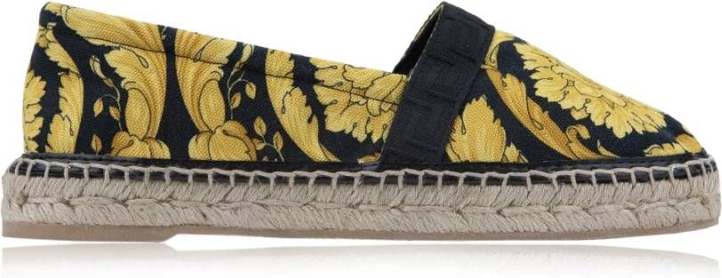 Versace Slip-on Espadrilles met Merkmotief Multicolor Dames