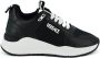 Versace Zwarte en witte kalfsleren sneakers Black Dames - Thumbnail 1