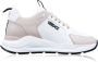 Versace Lichtroze en witte leren sneakers White Dames - Thumbnail 1