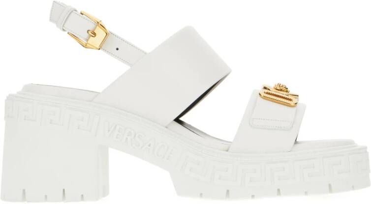 Versace Stijlvolle Sandalen voor Zomerse Dagen White Dames