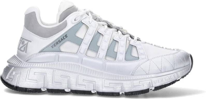 Versace Witte Trigreca Low-Top Sneakers White Heren