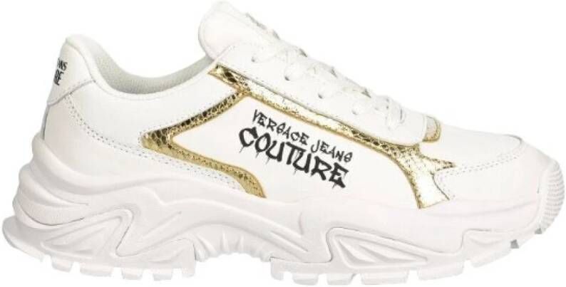 Versace Jeans Couture Multicolor Hiker Sneakers met Vetersluiting White Dames