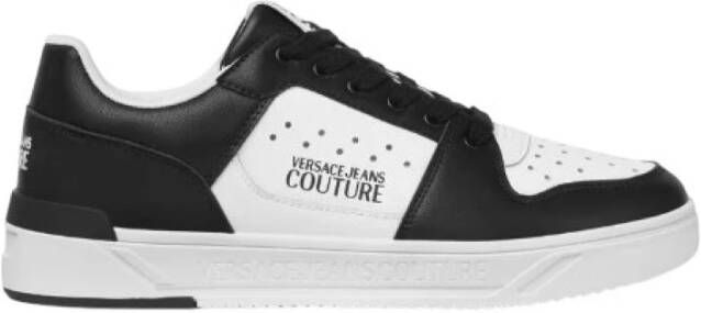 Versace Witte lage sneakers met logo Multicolor Heren