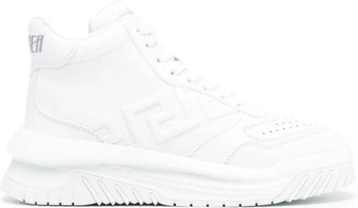 Versace Witte Odissea High-Top Sneakers White Heren