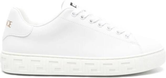 Versace Witte Sneakers met Greca Zool Detail White Dames