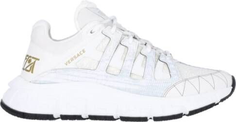 Versace Trigreca Sneakers Glamoureuze en zelfverzekerde stijl White Heren