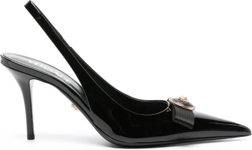 Versace Zwart Goud Schoenen Black Dames