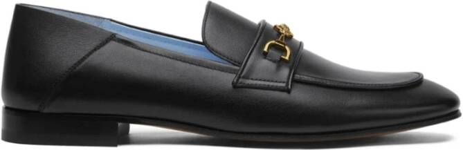 Versace Zwart Goud Slipper Kalfsleer Black Heren