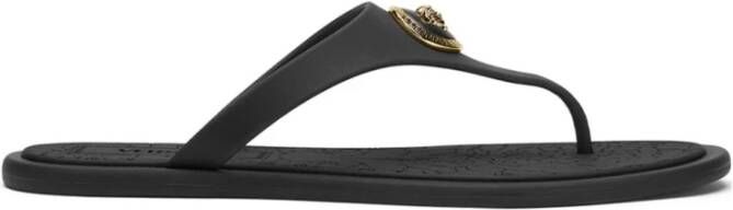 Versace Zwarte Medusa Head Sandalen Black Dames